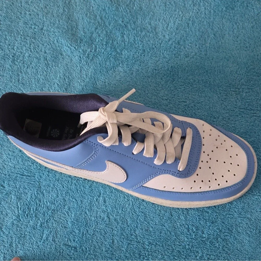 Nike Court Vision Low Next Nature White Light Photo Blue Sneakers DH2987-105 Siz